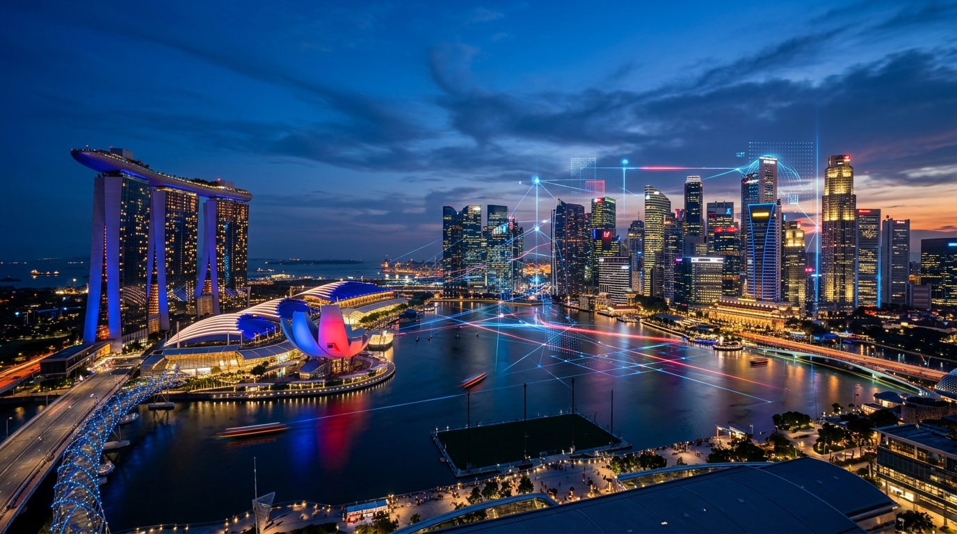 Singapore skyline – QCert ISO certification body